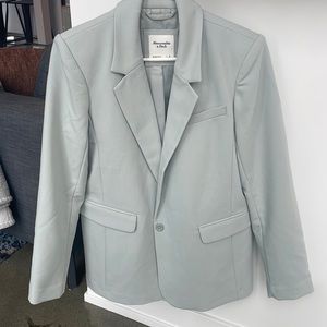 Abercrombie Light Green Single Breasted Blazer Size Small